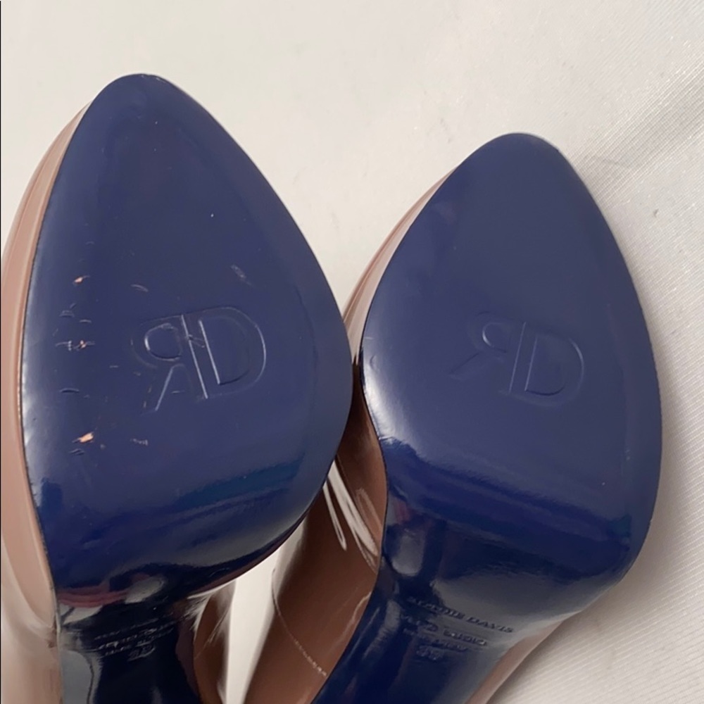 Ruthie Davis brown black two-tone platform stiletto heels 39 - Picture 8 of 15